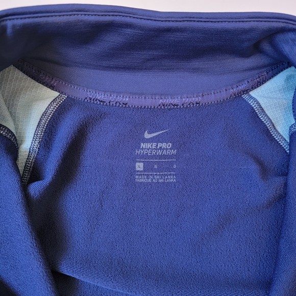 Nike Pro Hyperwarm Long Sleeve Half Zip - Picture 5 of 8